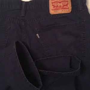 Levis navy 505. 36x30”